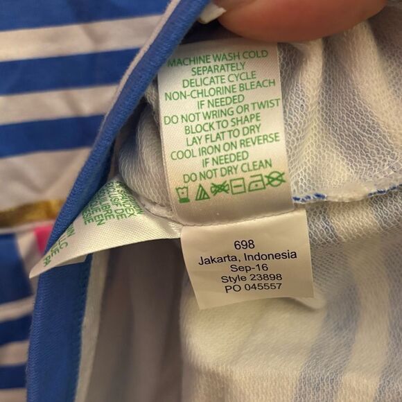 Lily Pulitzer Women’s Lena Striped Blue and Pink Nautical Dress XS - Picture 10 of 10